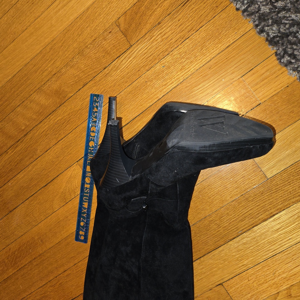 Worthington knee high boots, black suede, size 11 - Picture 2 of 4